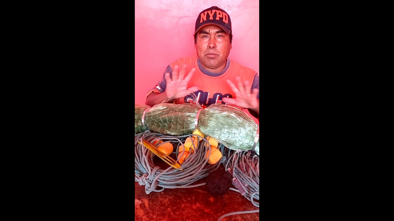Como Fazer Armar Tejer una RED Trasmallo de PESCA paso a paso