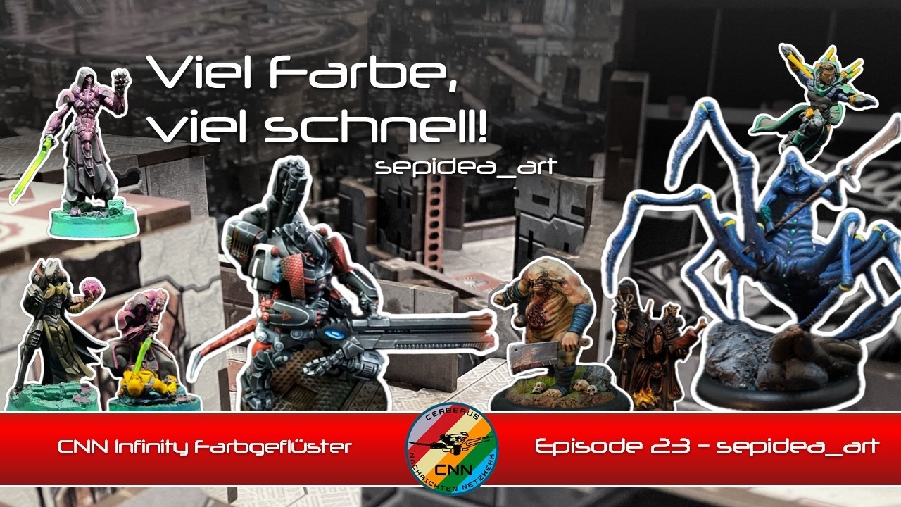 CNN - Infinity Farbgeflüster - E23: sepidea_art - Viel Farbe, viel schnell!