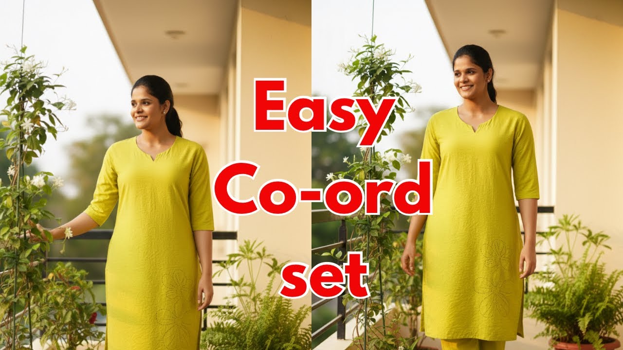 Easy Co-Ord Set Cutting & Stitching 
