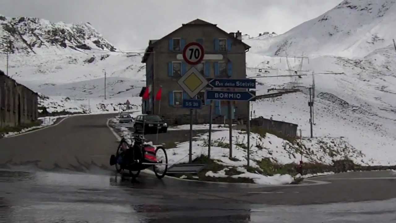 Rundtour mit dem Handbike über Umbrailpaß und Stilfser Joch