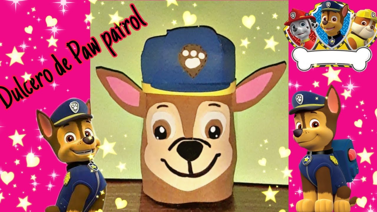 🐶‼️ DULCERO DE PAW PATROL MANUALIDADES PARA EL DÍA DEL NIÑO/