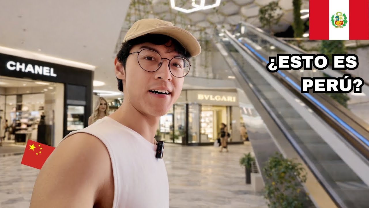 CHINO DESCUBRE EL MALL MÁS LUJOSO DEL PERÚ 😱🇵🇪