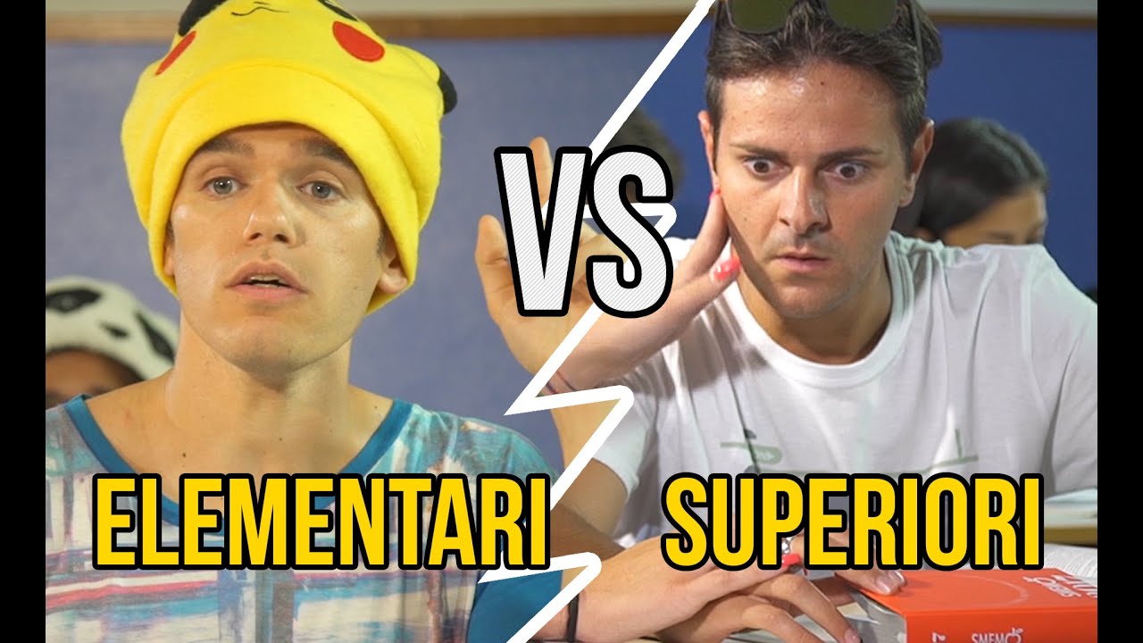 ELEMENTARI VS SUPERIORI - Le Differenze - iPantellas