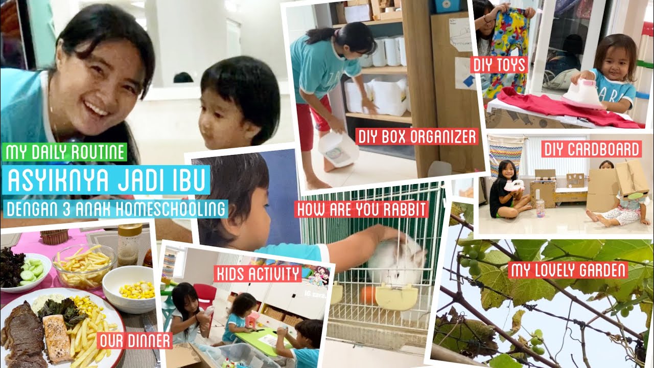 HOMESCHOOL LIFE | Serunya jadi Ibu Indonesia dari Tiga Anak Homeschooling
