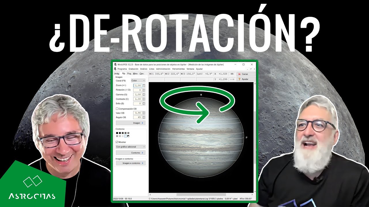 Tutorial b&aacute;sico de WINJUPOS para mejorar tus fotograf&iacute;as con las derotaciones