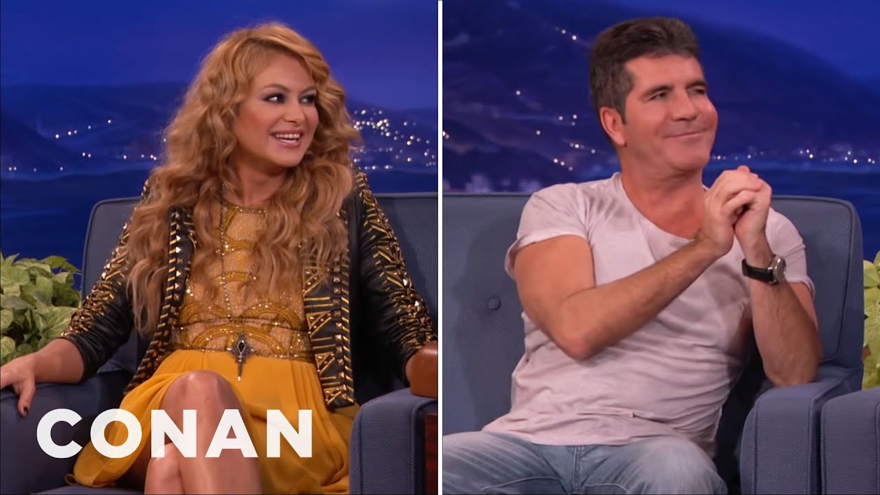 Paulina Rubio Fed Simon Cowell Bull Testicles | CONAN on TBS