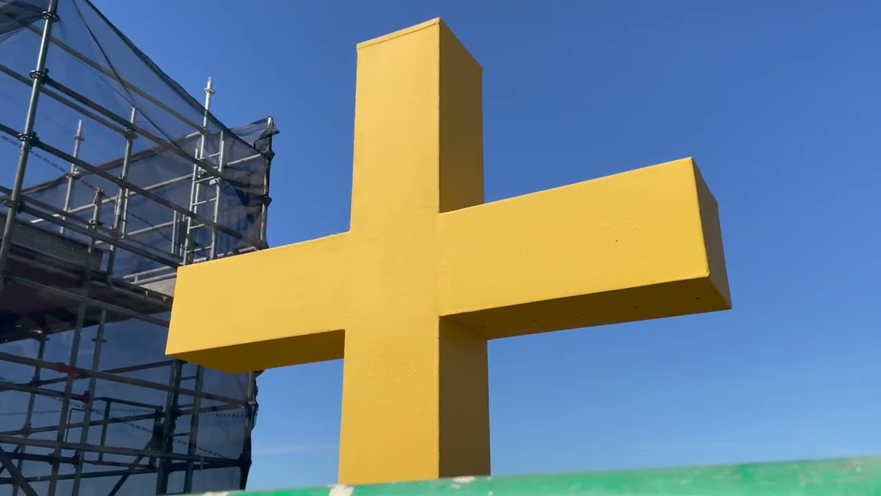 Exterior gilding for religious structures