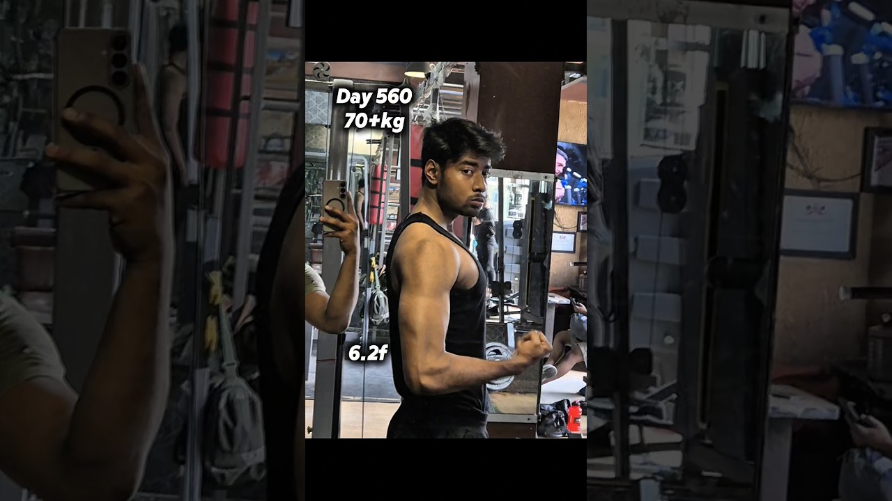 DAY 560 | SLIM TO FIT TRANSFORMATION|  #bodytransformation #skinnytomuscular