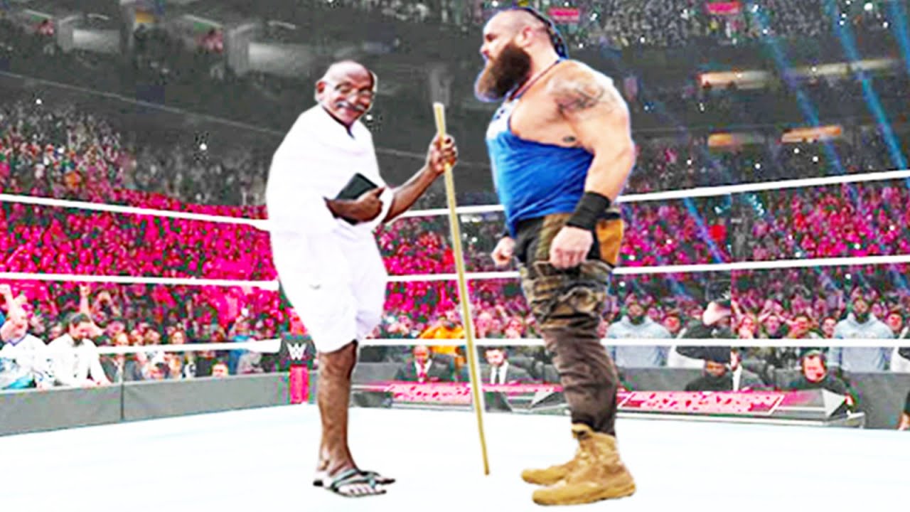 Gandhi vs Braun Strowman - Iron Man Match