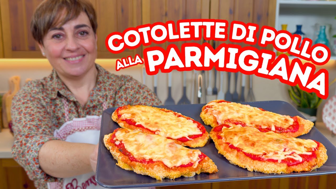 COTOLETTE DI POLLO ALLA PARMIGIANA Ricetta Facile - Fatto in Casa da Benedetta