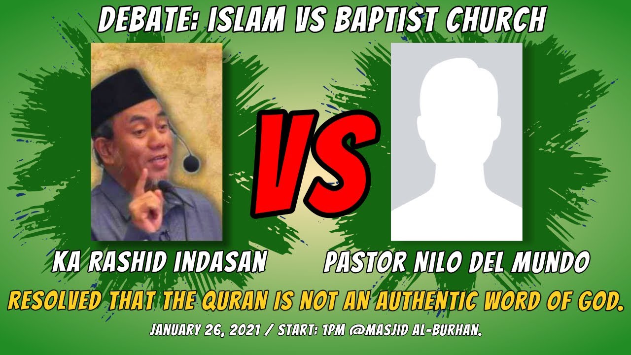 Topic: Resolved that the Qur'an is not an authentic word of God ||AmanahPh