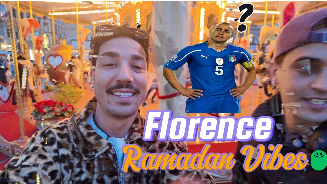 Ramadan in Florence 🇮🇹🌙  دويرة خفيفة قبل الفطور