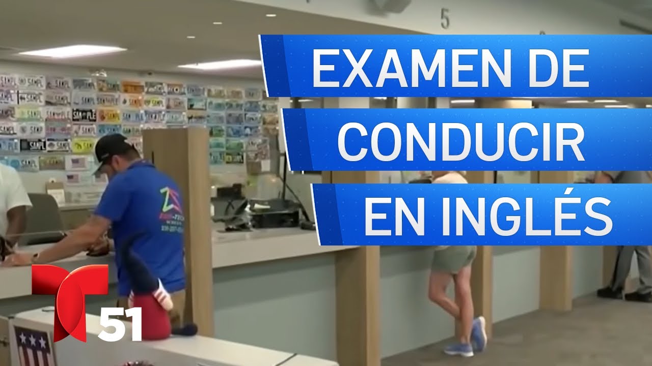Examen de licencia de conducir de Florida será únicamente en inglés