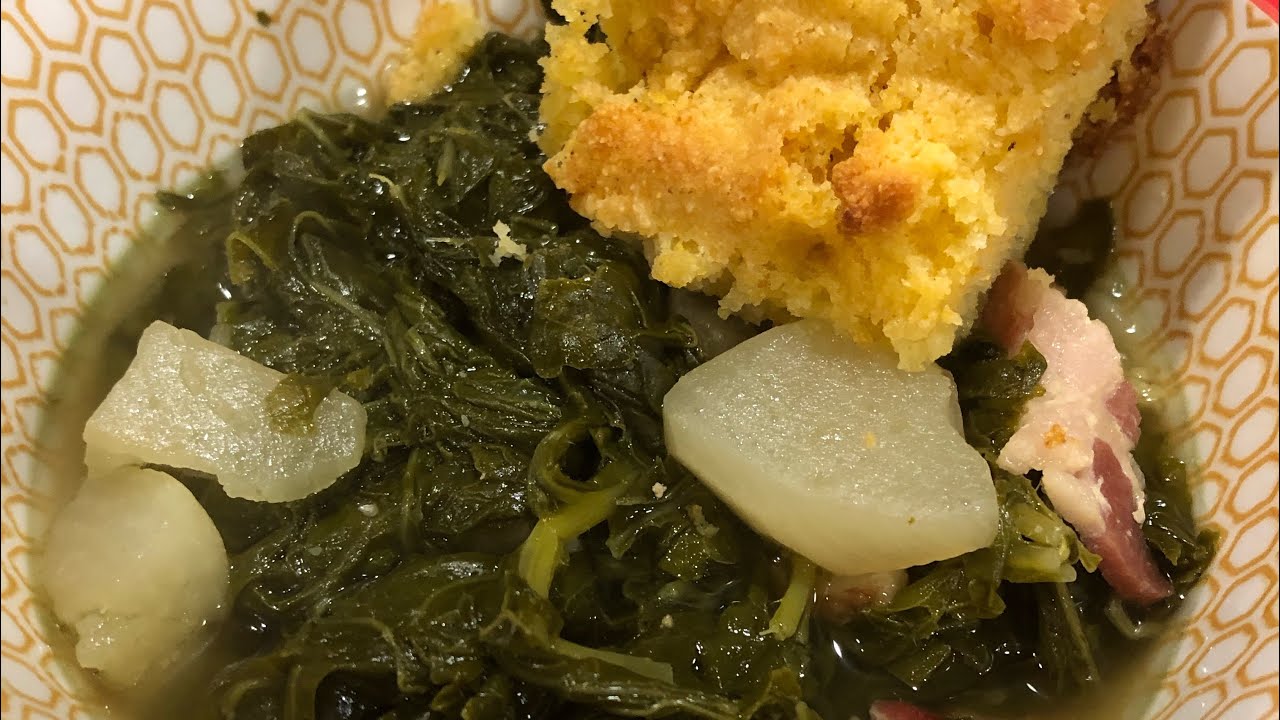 Home cooked Turnip Greens