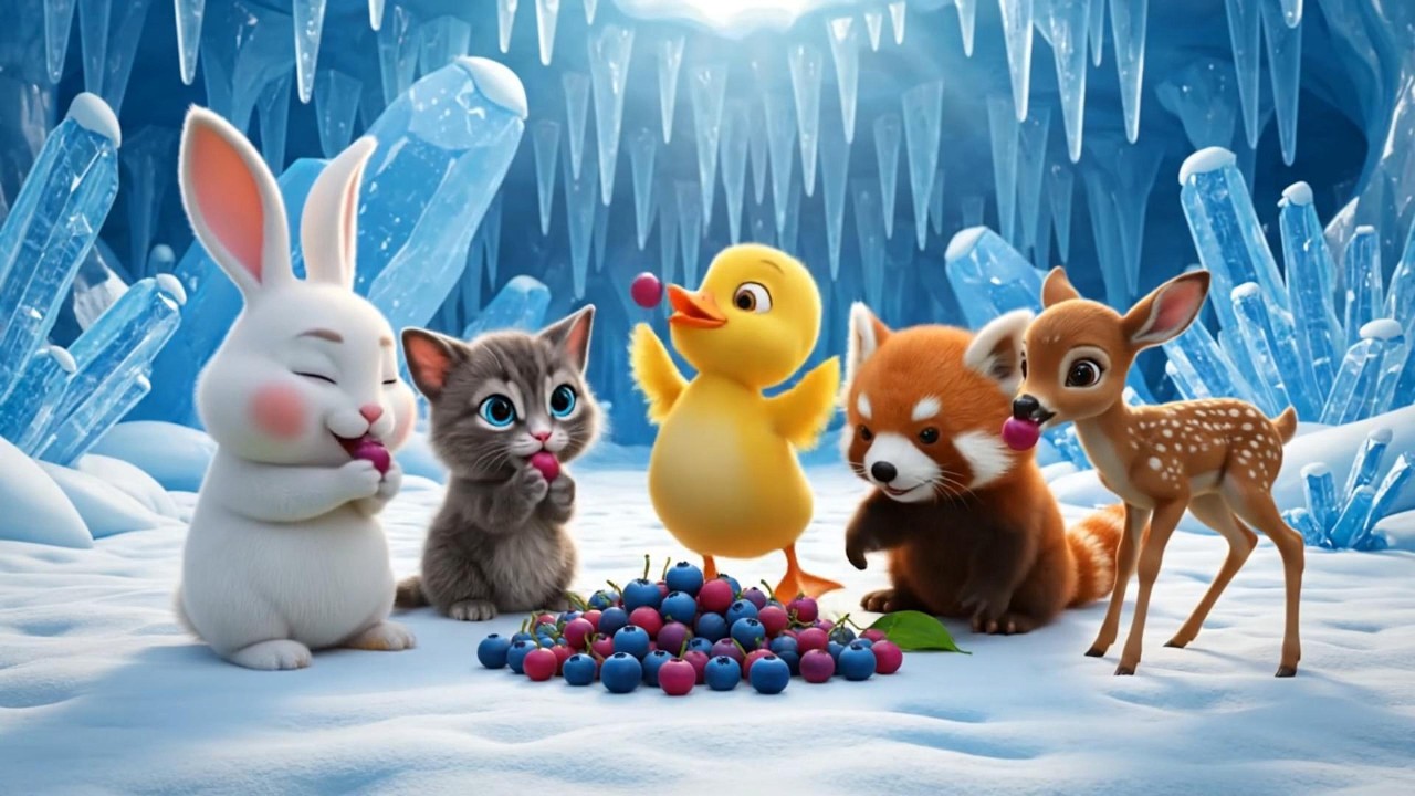 🐰🐤Roro, Dodo, and Kiki: Giant Frozen Berry Treasure Cave 🍓