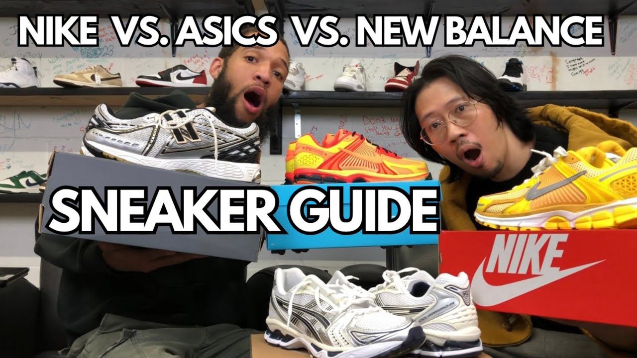 THE ULTIMATE 2024 SNEAKER GUIDE | NIKES VS ASICS VS NEW BALANCE | SNEAKER COMPARISON | !MUST WATCH!