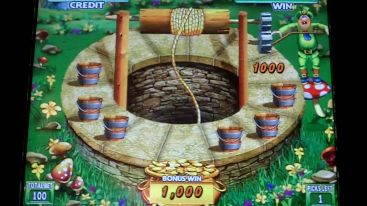 IGT Gaming - Rainbow Riches Bucket Slot Bonus WIN