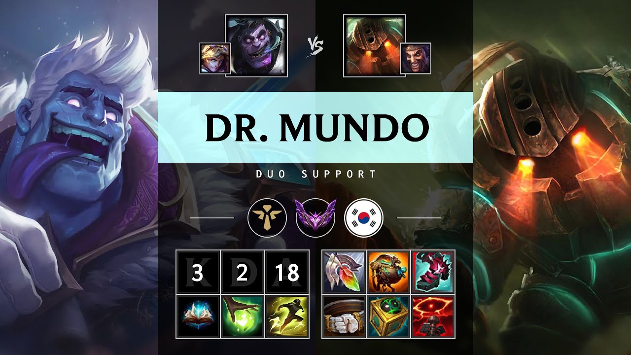 Dr. Mundo Support vs Nautilus - KR Master Patch 25.18