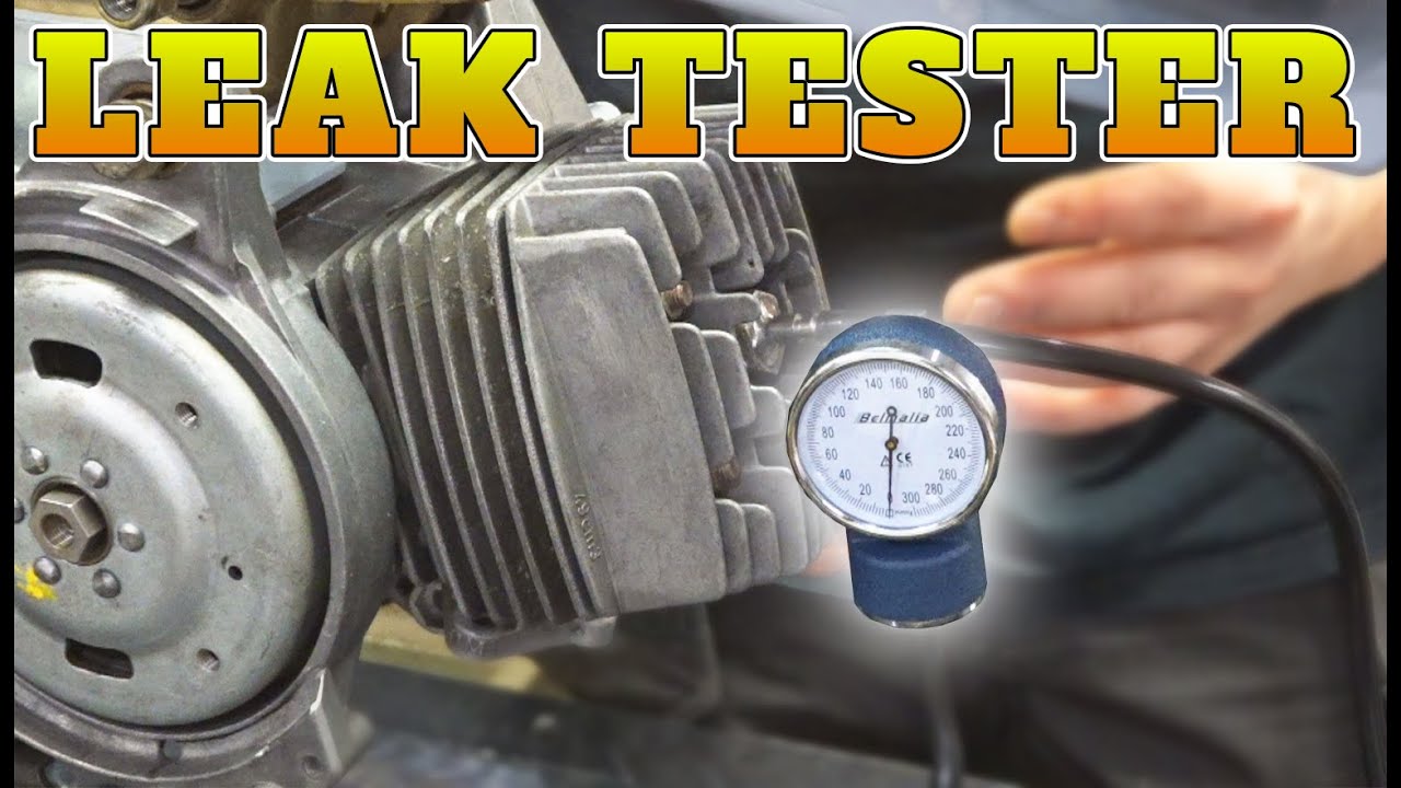 How to make a engine leak down tester - Peugeot Fox 50 cc Racer