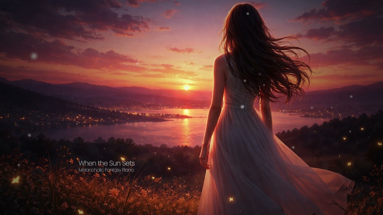 When the Sun Sets – Emotional Melancholic Piano | Late Night Cinematic Music