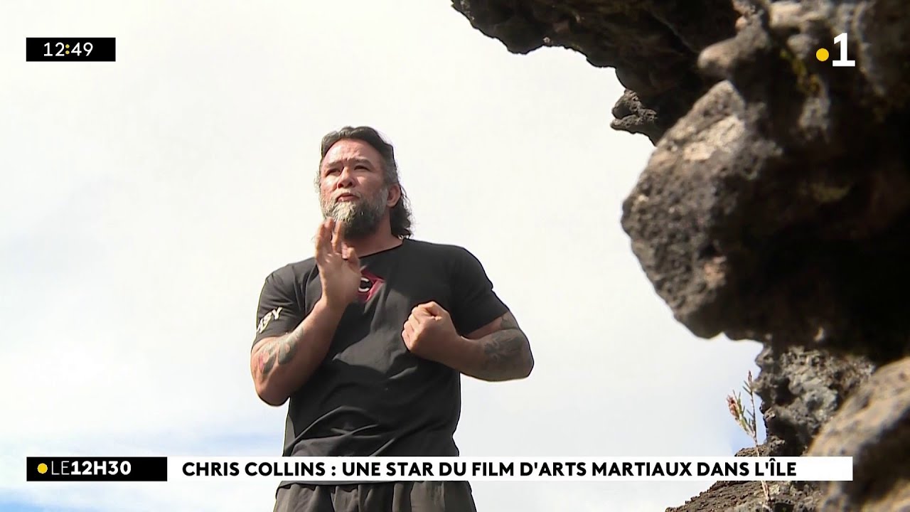 Chris Collins, expert en Wing Tsun, un art martial chinois, est en visite à La Réunion
