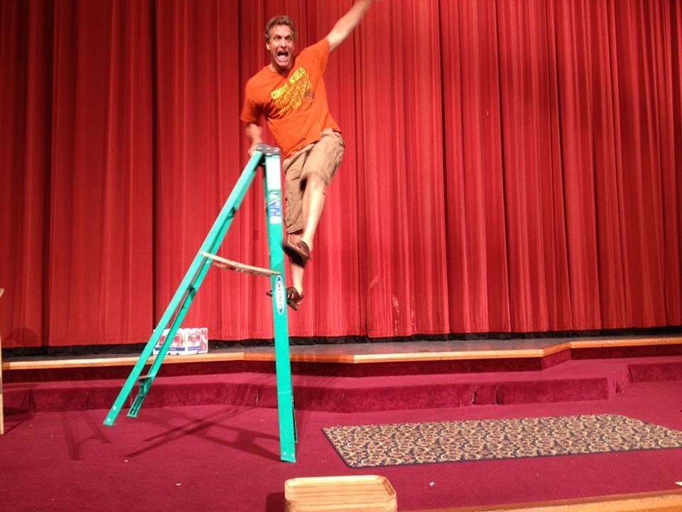 Professional Clown Comedy Tutorials - Ladder Tip Over