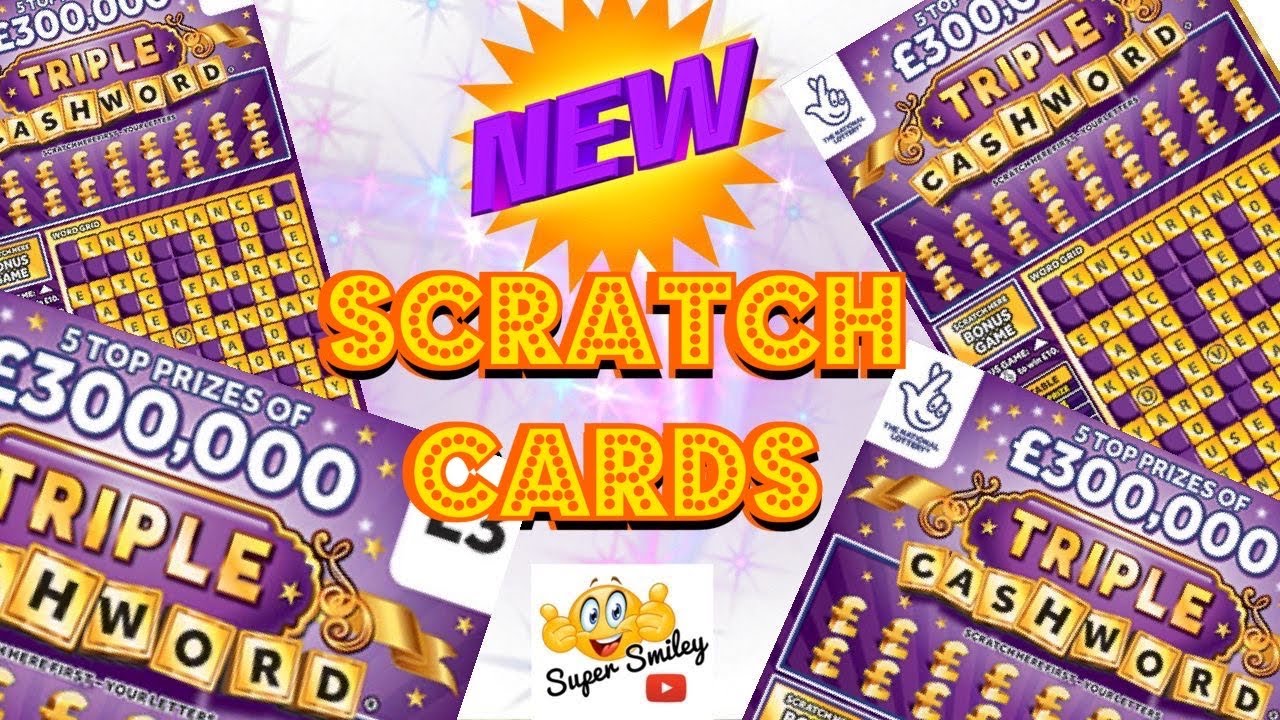 💜💜💜 New Triple Cashword Scratch Cards 💜💜💜