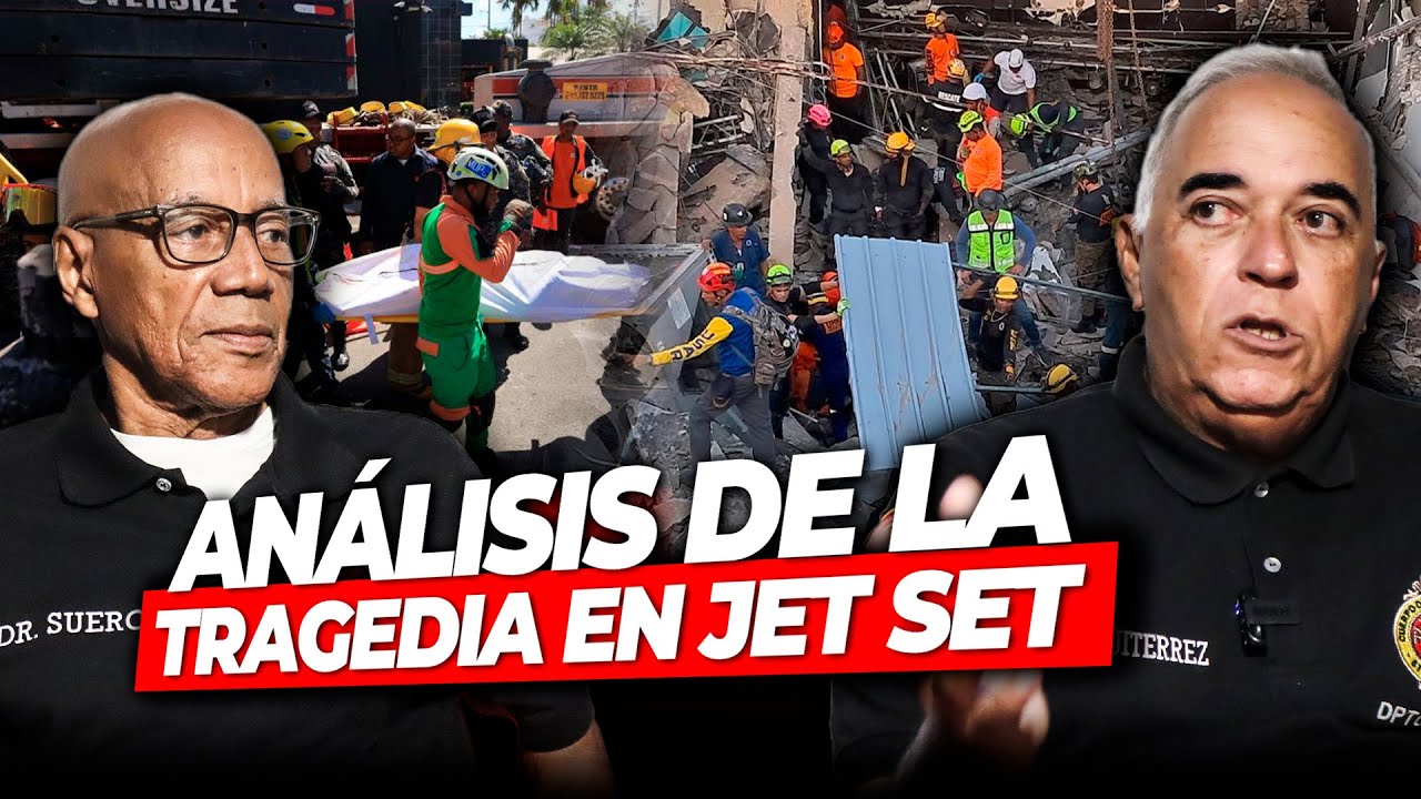 Bomberos y especialistas analizan la causa del desplome del techo en Jet Set
