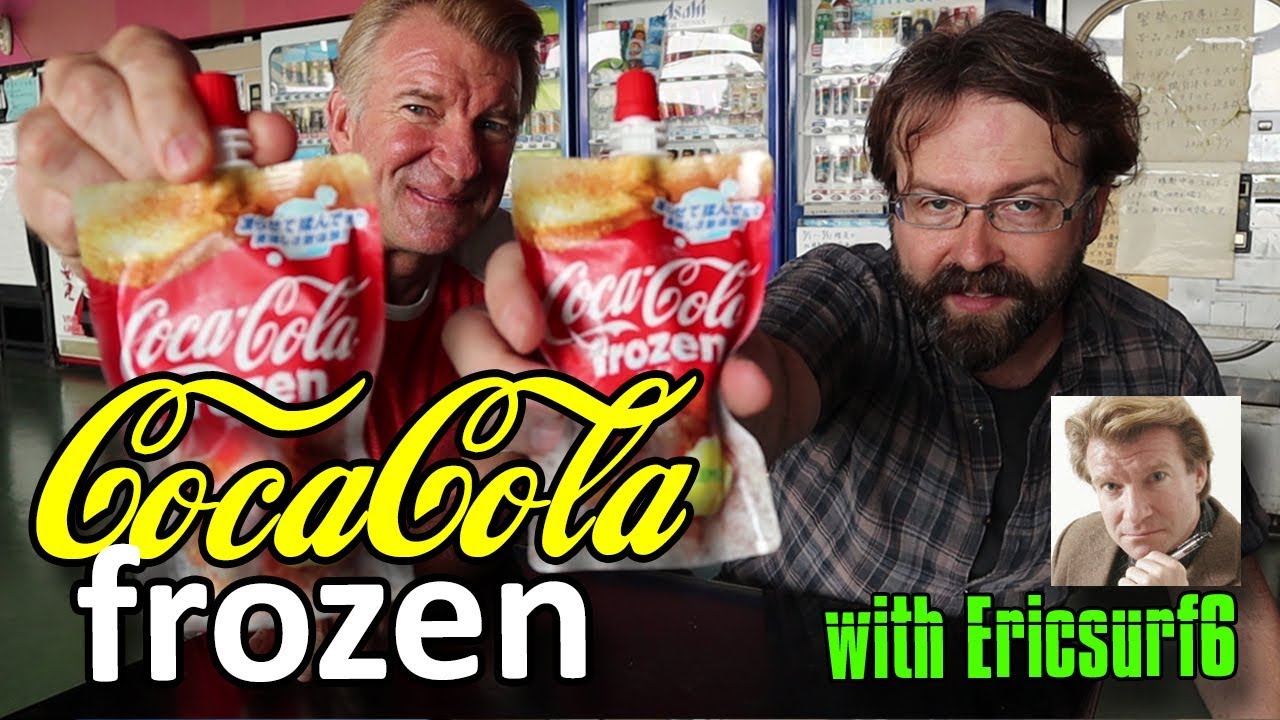 Japanese Coca-Cola Frozen! | with @ericsurf6