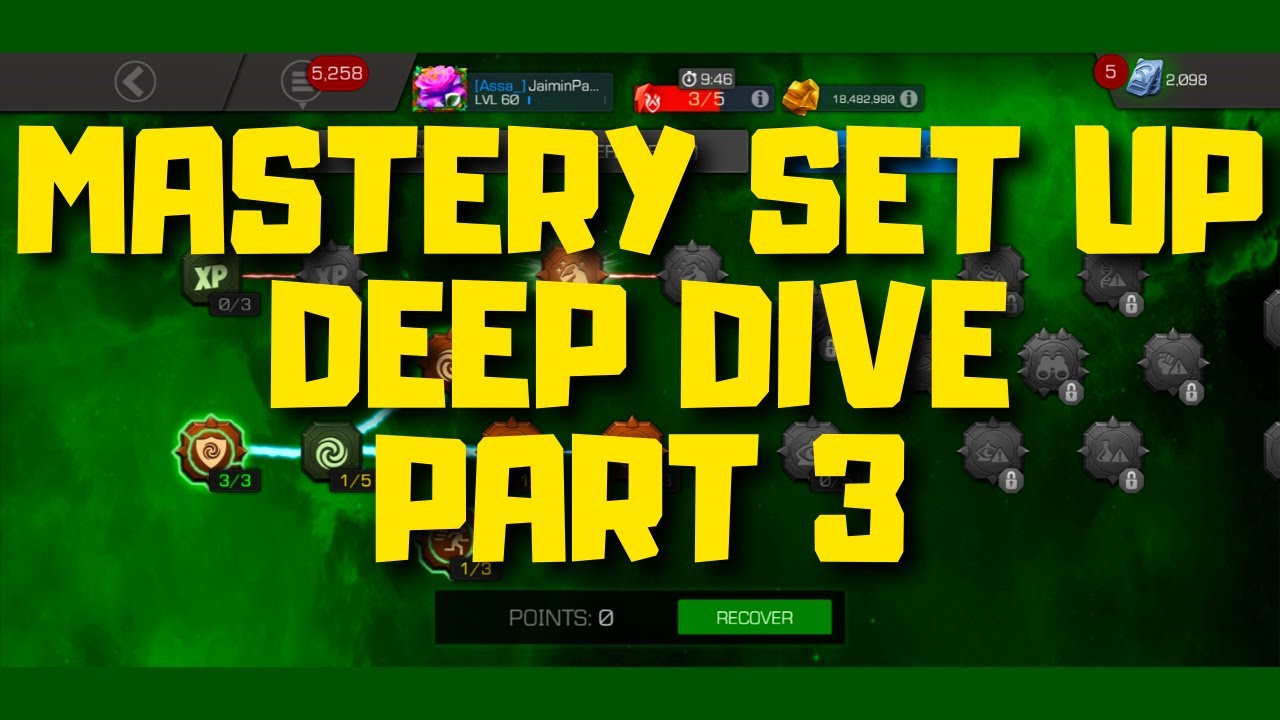 Mastery set up PART 3 ( Proficiencies ) | Marvel Contest of Champions [hindi]