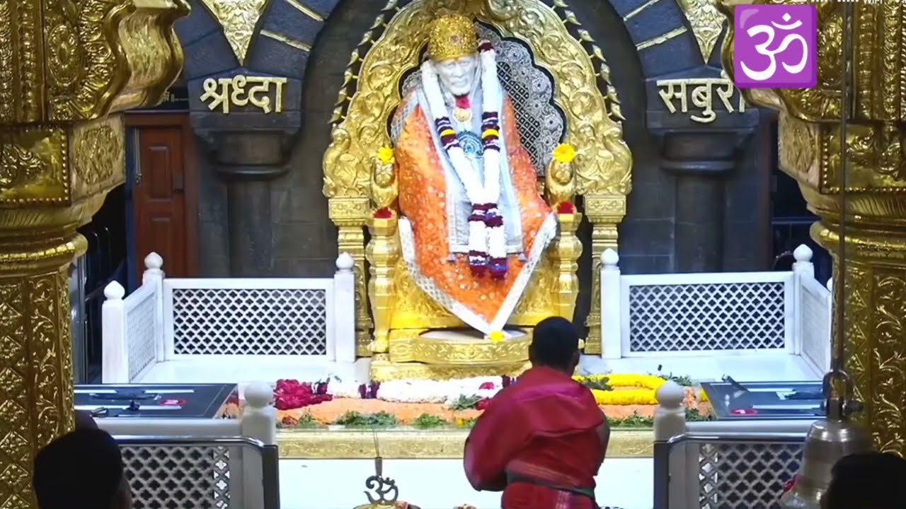 Sai Baba Aarti & Darshan #saibabavideo #viralvideo #saibabasong #saibaba #omsairam #saibhajan #aarti