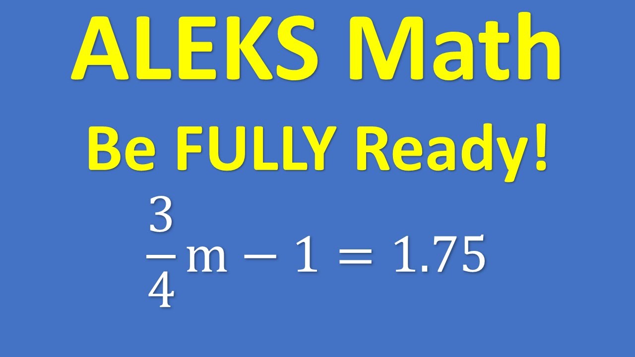 Практические задания для подготовки к математическому тесту ALEKS