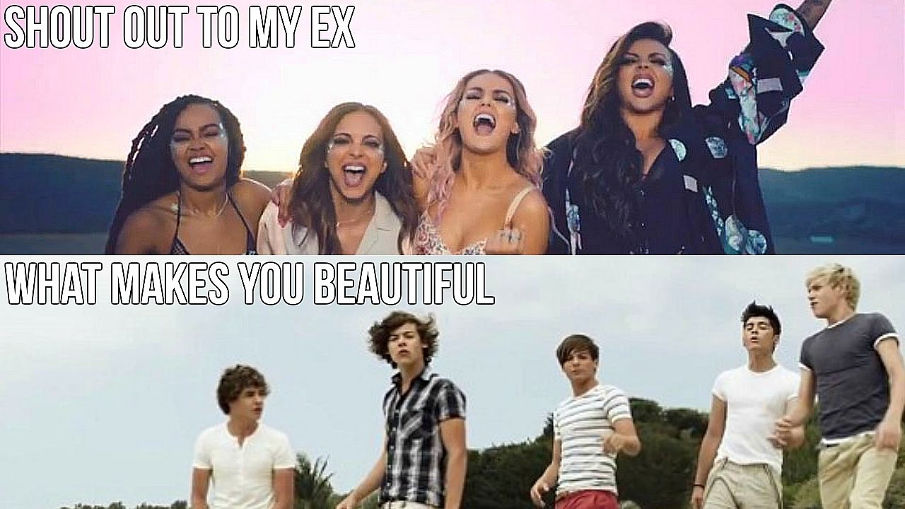 Little Mix & One Direction - Shout Out to My Ex / What Makes You Beautiful (1K SUBS MASHUP)