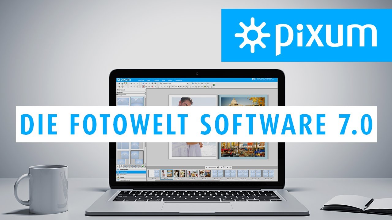 Die Pixum Fotowelt Software 7.0 - Gestaltung