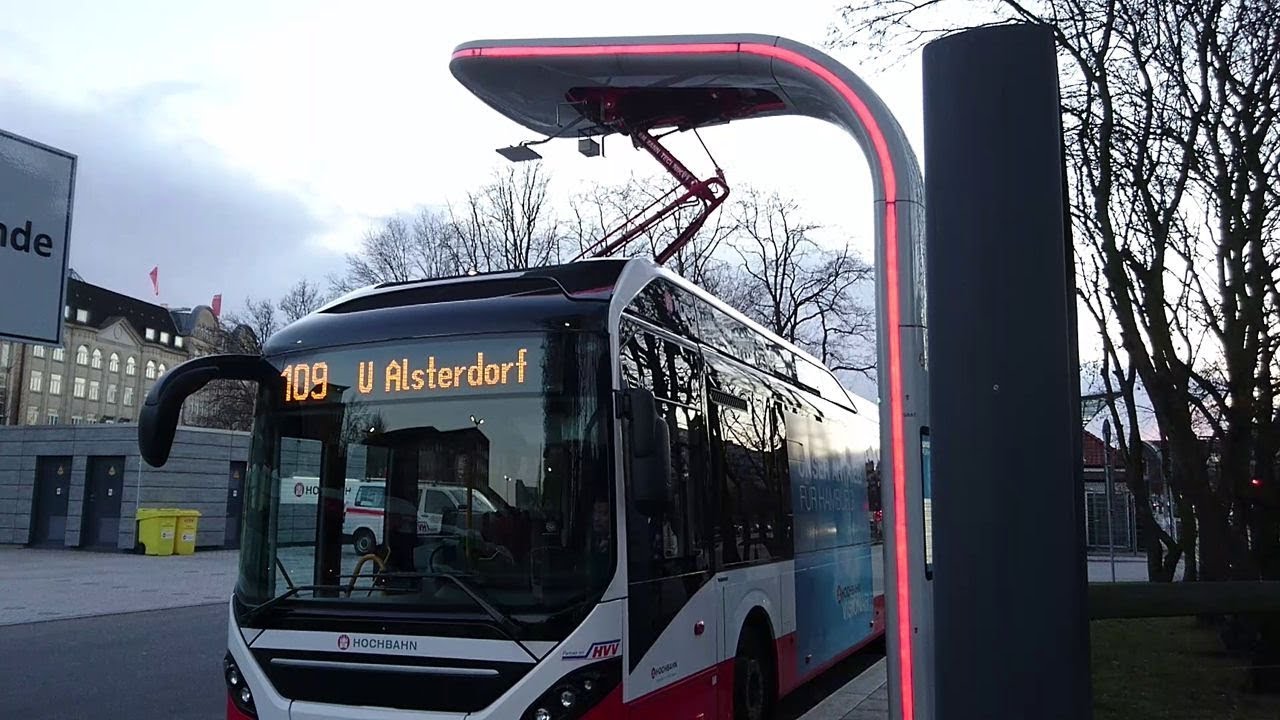 Elektrobusse in Hamburg (Linie 109) – Solaris Batteriebus und Volvo Plug-in Hybridbus