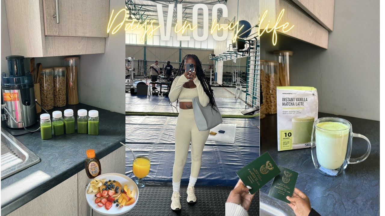 VLOG:OFFICIALLY PASSPORT READY/FIRST MATCHA EXPERIENCE/GOING TO THE GYM A LOT/UFS STUDENT\BFN