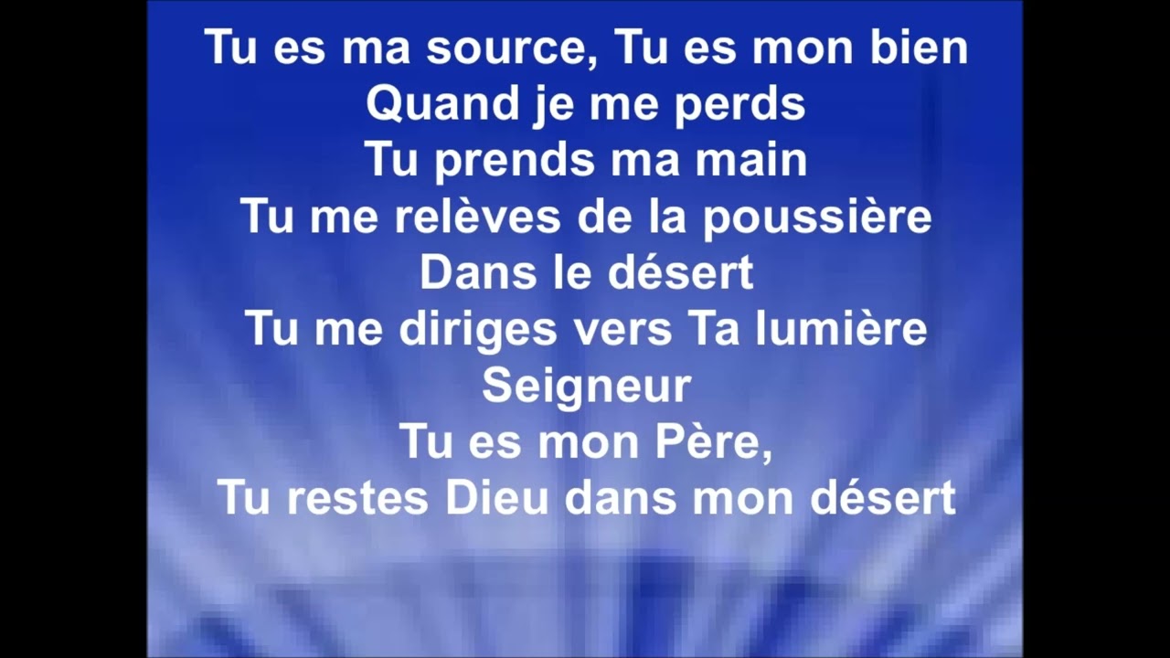 TU ES MA SOURCE - Extravagance Worship (cover Dan Luiten)