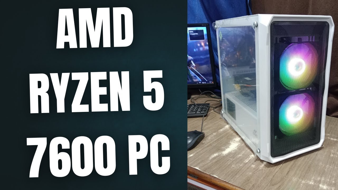 AMD Ryzen 5 7600 Gaming PC Build Rs. 80000 | June-2025 | Hindi |