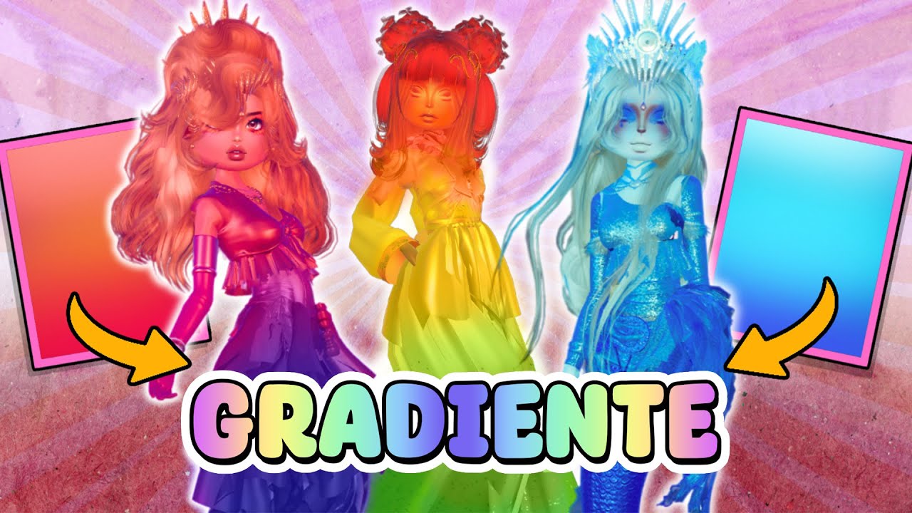 ¡Estilizando GRADIENTES de COLOR! en DTI ✨ con Mhisa 💖