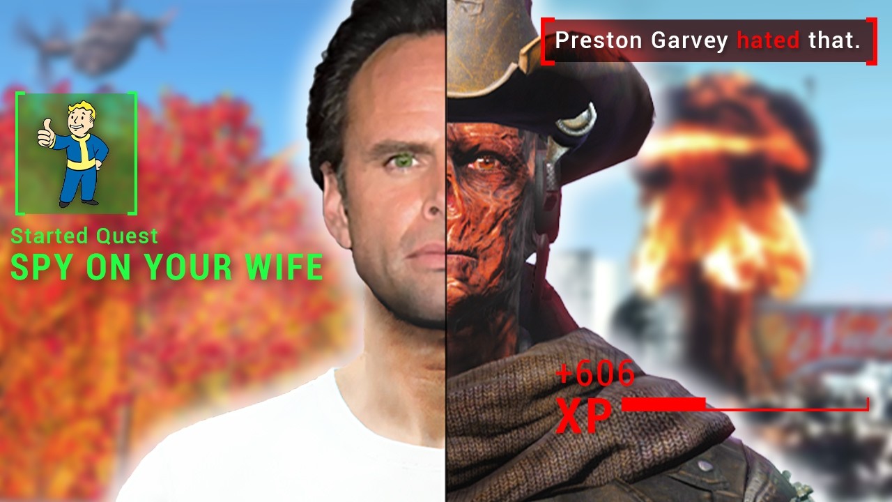 I became THE GHOUL in FALLOUT 4 (Destroy Diamond City Challenge)