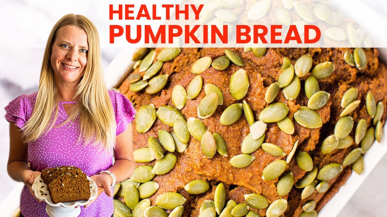 HEALTHY PUMPKIN BREAD | easy, one bowl recipe with entire can of pumpkin