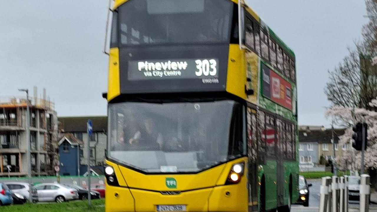 View from the Upper Deck: EWD195 on a Route 303 Diversion in Limerick - Sunday, 15/3/26.