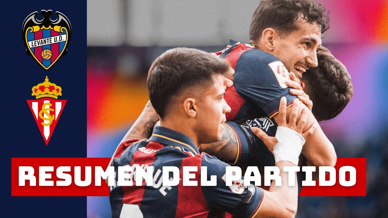 Resumen del partido Levante UD 1 - 0 Real Sporting | LaLiga Hypermotion 2023/24 | Levante UD