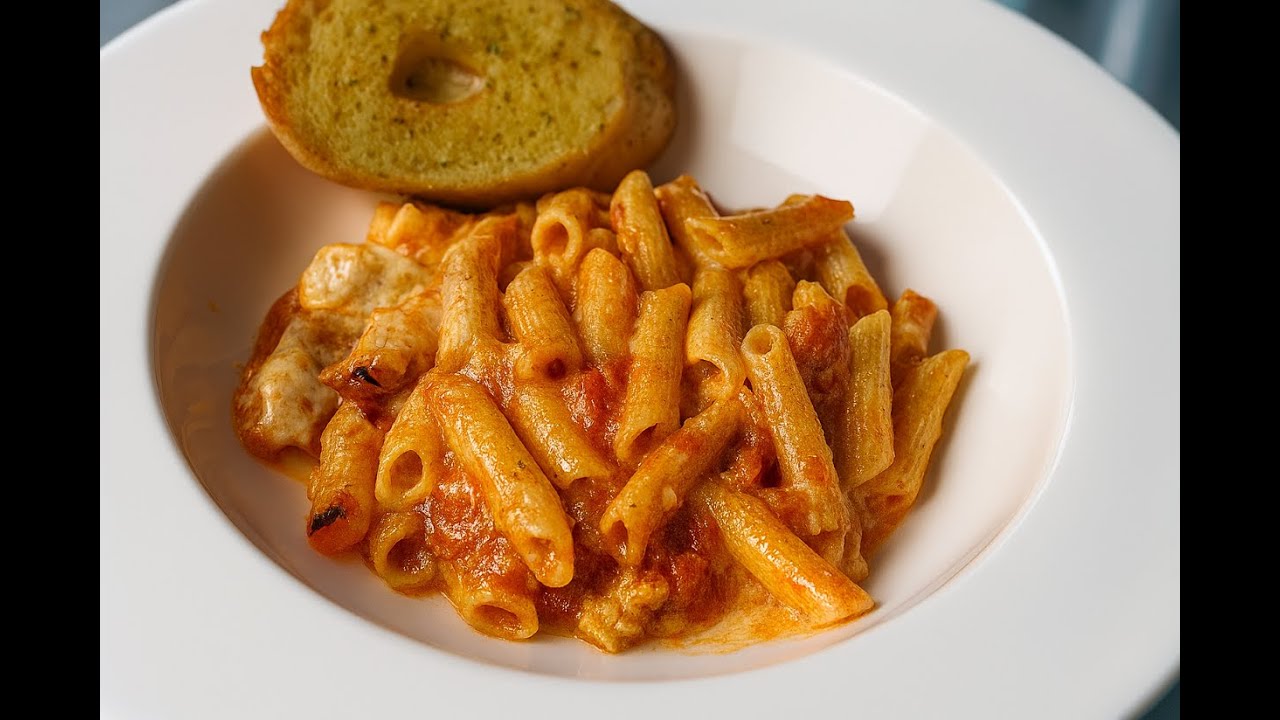 Creamy, Cheesy, Buffalo Chicken Pasta! AMAZING recipe!