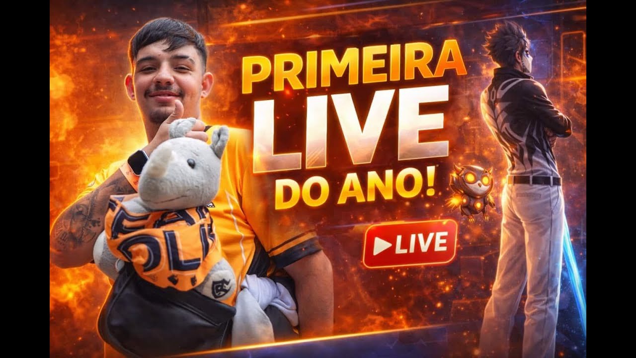 💥 FREE FRIRE 💥 -AO VIVO 💥 JOGANDO RANK COM GOD WINS E MUITA RESENHA   1 LIVE DO ANO