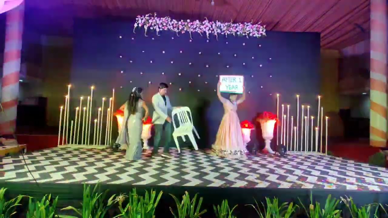 Funny Husband wife couple dance at Younger brothers Sangeet night 2025 (simple steps)