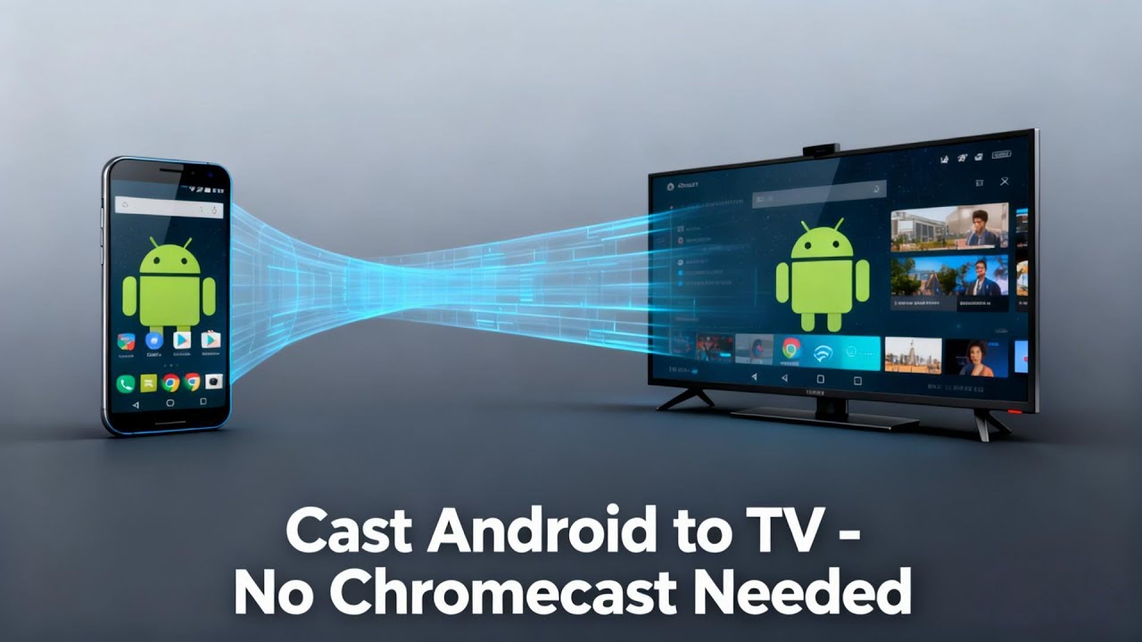 Android Cast Screen to TV Without Chromecast!