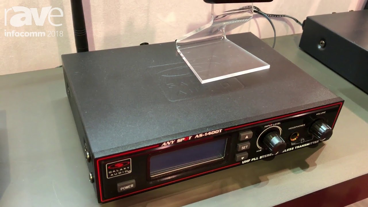 InfoComm 2018: Galaxy Audio Features the AS-1400 Wireless Personal Monitor System