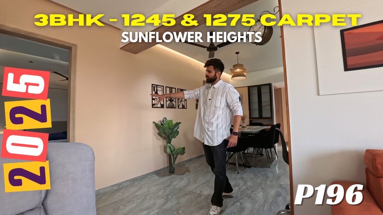 1245 & 1275 CARPET || CAR LIFT || NEW CONSTRUCTION || FOR SELL || SUNFLOWER HEIGHTS || 3BHK