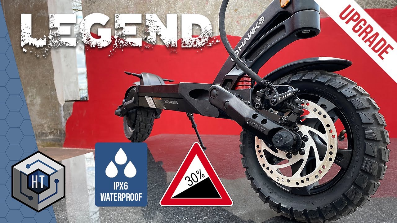 IO HAWK Legend E-Scooter | HÄRTE-TEST | Bester Elektroroller?! (Review 2021)